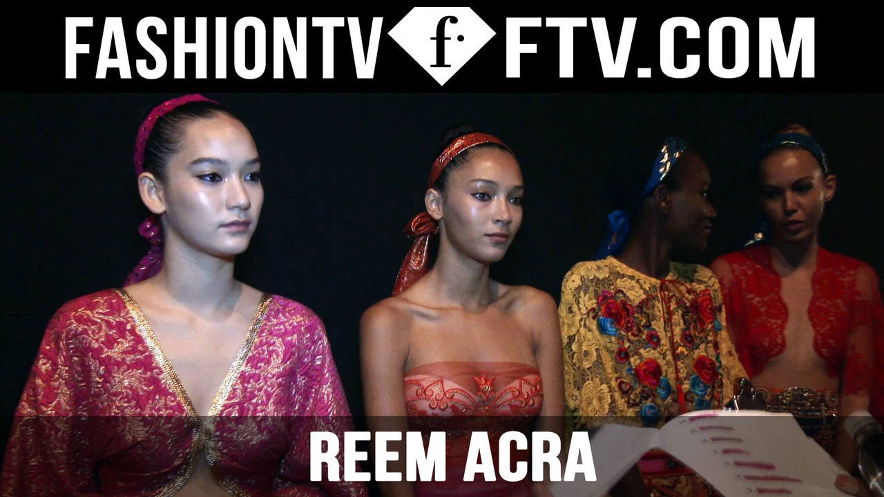 Hairstyle at Reem Acra Spring 2016 New York Fashion Week | FTV.com