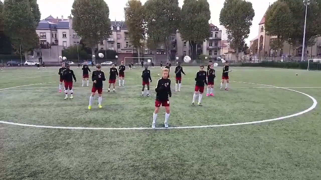 L'entrainement original des jeunes du FC Metz
