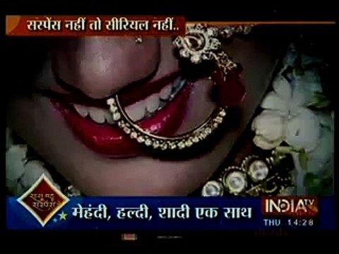 Sandhya aur Sooraj ki Ho Rahi hai Doosri Shaadi jis se Lalima ne ghar Par bulai Police - 15th October 2015 - Diya Aur Baati Hum