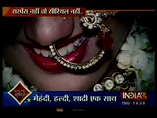 Sandhya aur Sooraj ki Ho Rahi hai Doosri Shaadi jis se Lalima ne ghar Par bulai Police - 15th October 2015 - Diya Aur Baati Hum