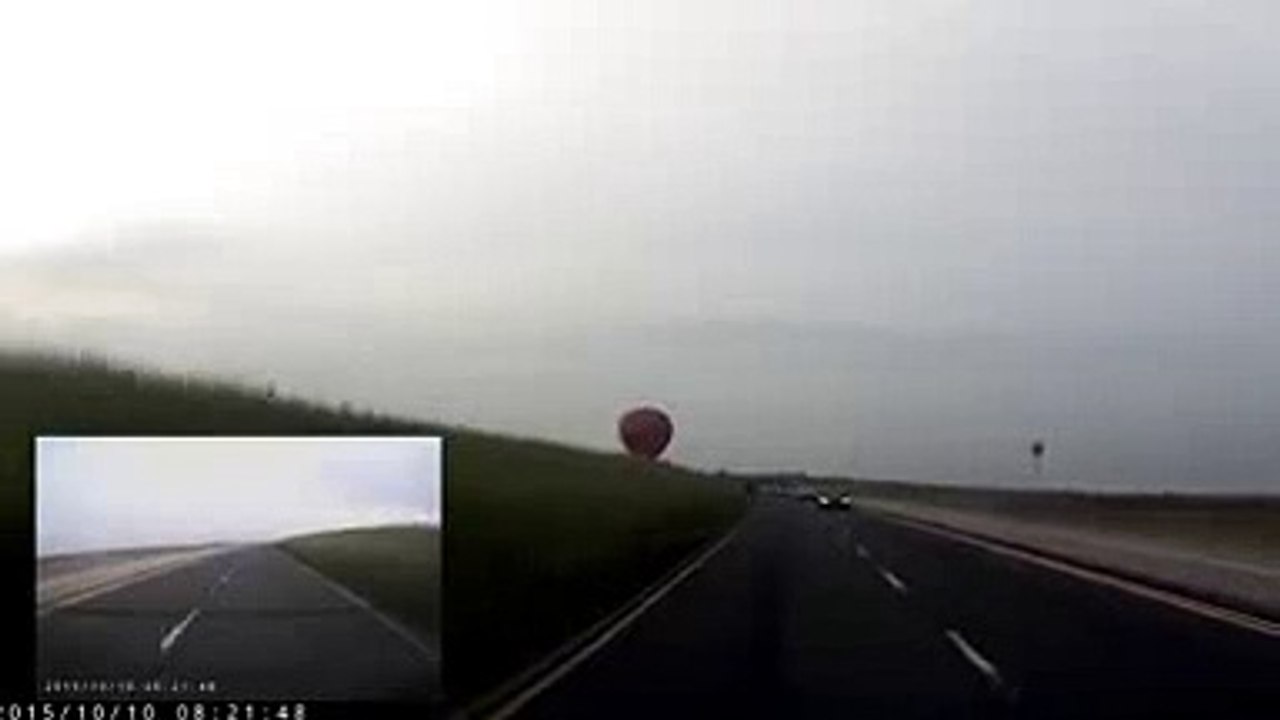 Balloon on road amazing