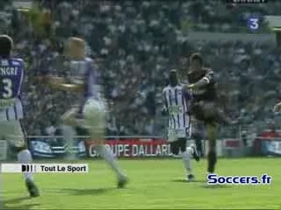 Toulouse-Paris SG 1-2 but de cissé