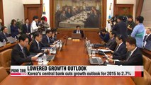 Korea's central bank cuts growth forecast for this year to 2.7%