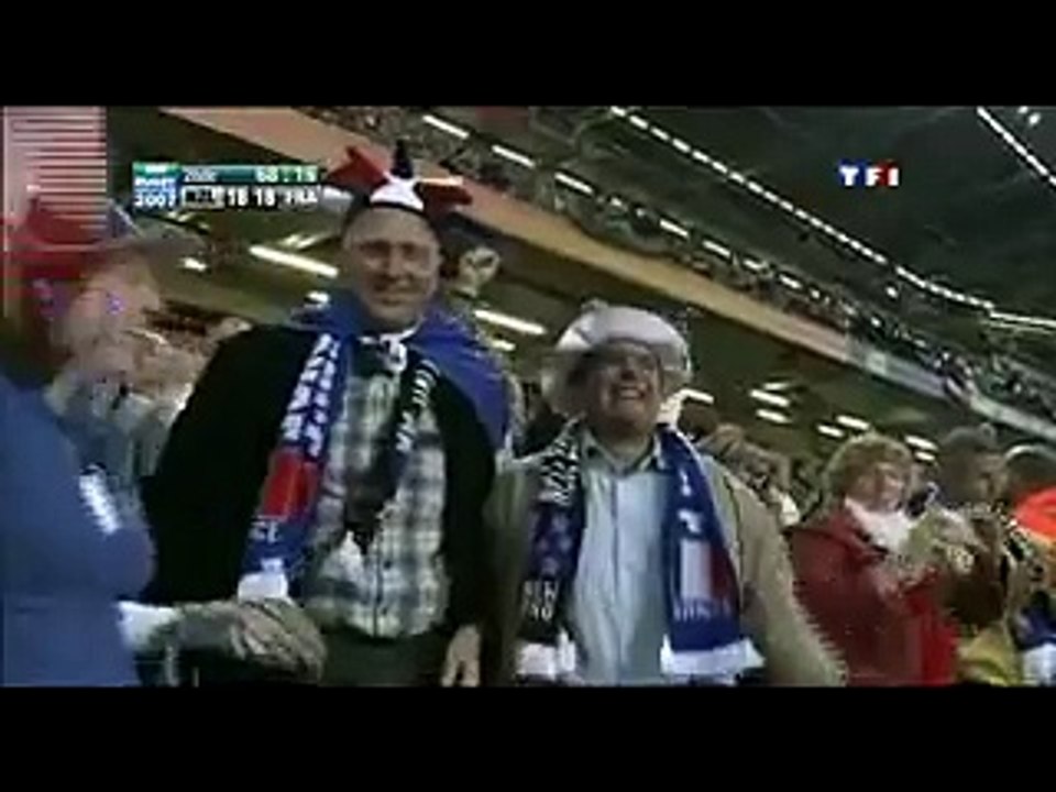 Rugby, quart de finale 2007 France - All Blacks, essai de Jauzion