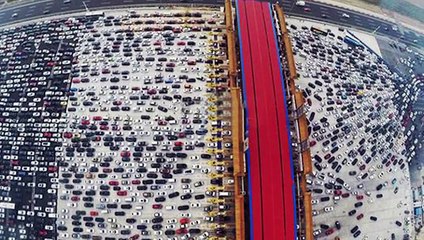 La chine a le traffic automobile les plus indécent de la planète