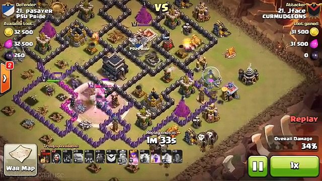 Clash of Clans | TH9 ZAPQUAKE w/ Shattered GoLaLoon 3 star