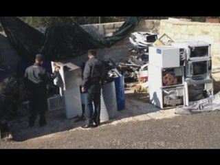 Andria (Bat) - Sequestrata discarica abusiva nascosta tra un uliveto (15.10.15)