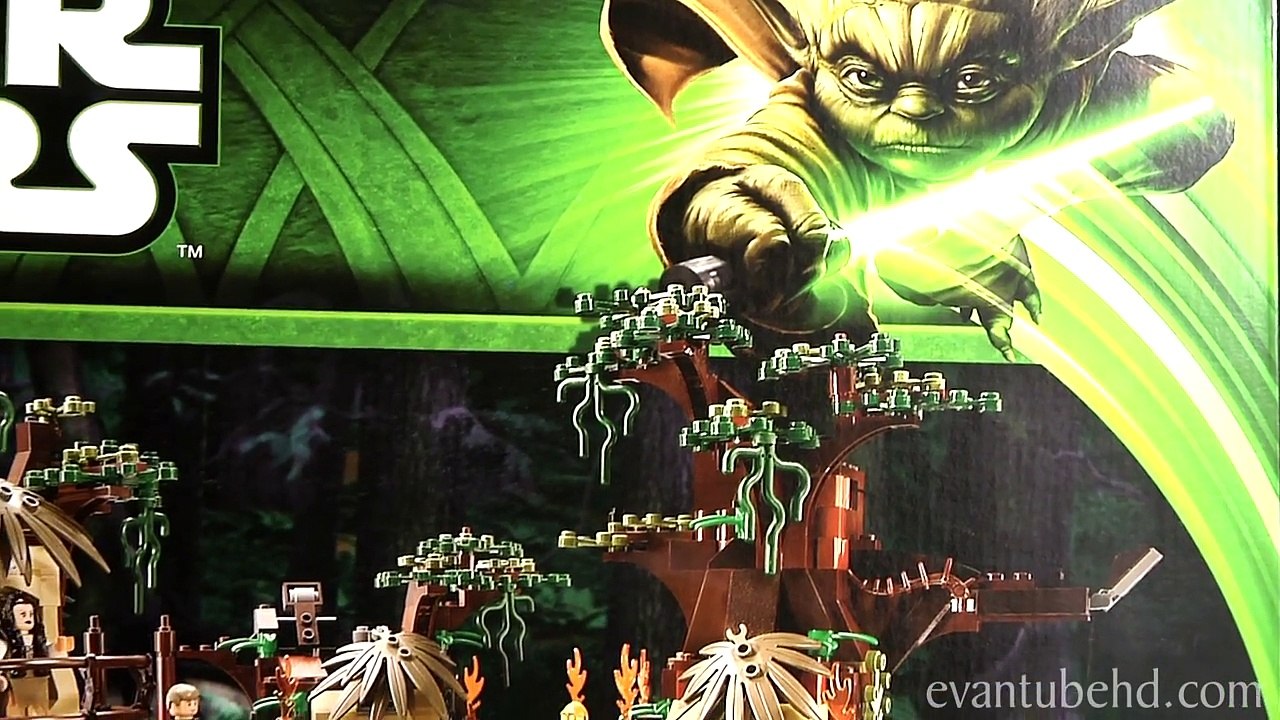 EWOK VILLAGE LEGO Star Wars Set 10236 Time lapse, Unboxing & Review