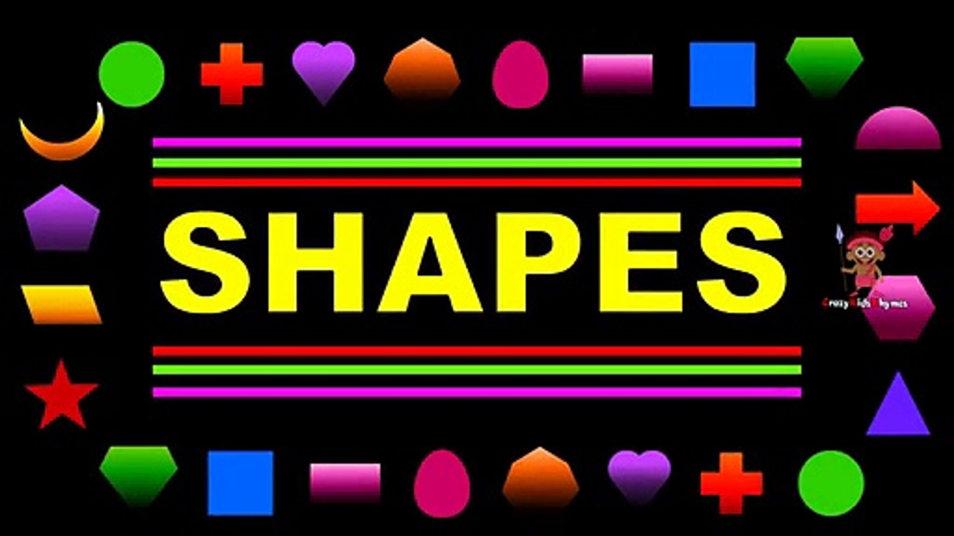 Learning Shapes for Children and Kids Learn Shapes Names with Pictures Cartoon  Animated - Dailymotion Video