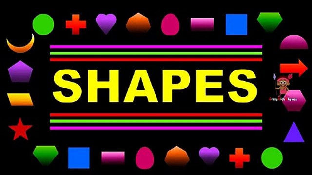 Learning Shapes for Children and Kids Learn Shapes Names with Pictures Cartoon Animated
