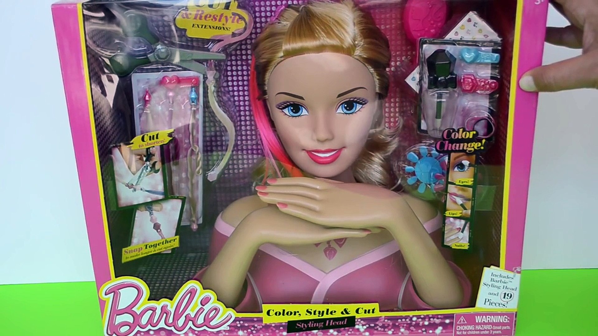 Cabeça Da Boneca Barbie Dreamtopia Pentear E Maquiar Rosa - Manias da Karla  do  - Loja Virtual