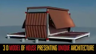 3D Model Of House Presenting Unique Idea