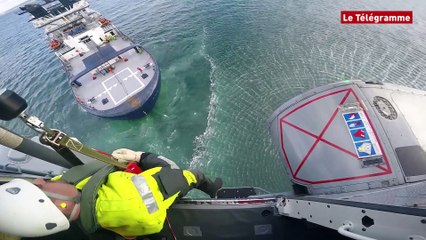Rade de Brest Hélitreuillages en vue de l'hiver