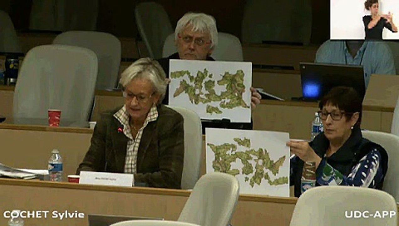 AP 15 octobre 2015 - Intervention de Sylvie COCHET sur le P.N.R. des Baronnies provençales