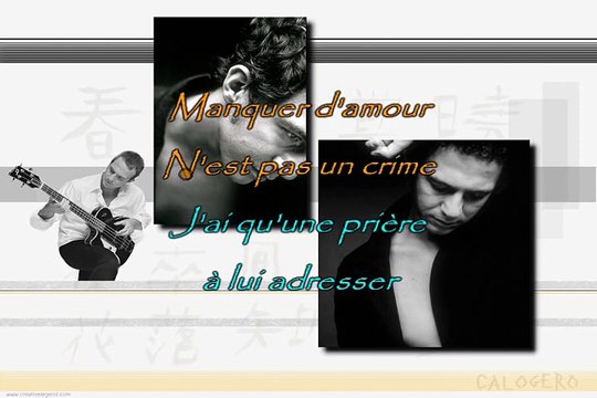 Calogero Si Seulement Je Pouvais Lui Manquer karaoké Joseph BULLA