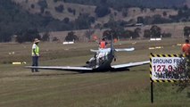 Spitfire crashes at Watts Bridge