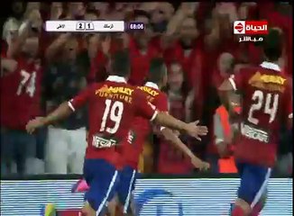 الهدف الثالث للنادي الاهلى 3 - 2 مؤمن زكريا مباراة القمة ... السوبر المصري اليوم 15/10/2015