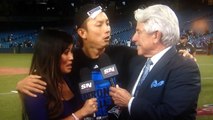 Munenori Kawasaki ALDS 2015 Post Game Interview in English Toronto Blue Jays