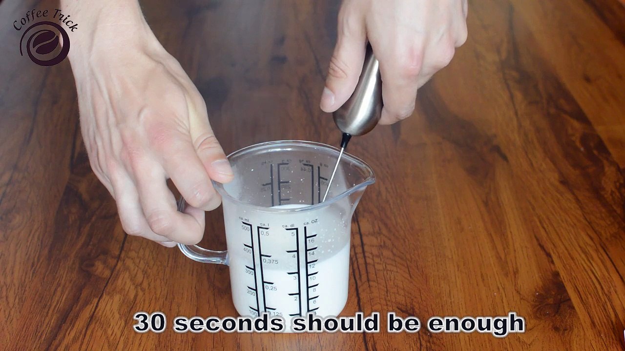 How to Make Latte At Home Using Coffee Trick Milk Frother