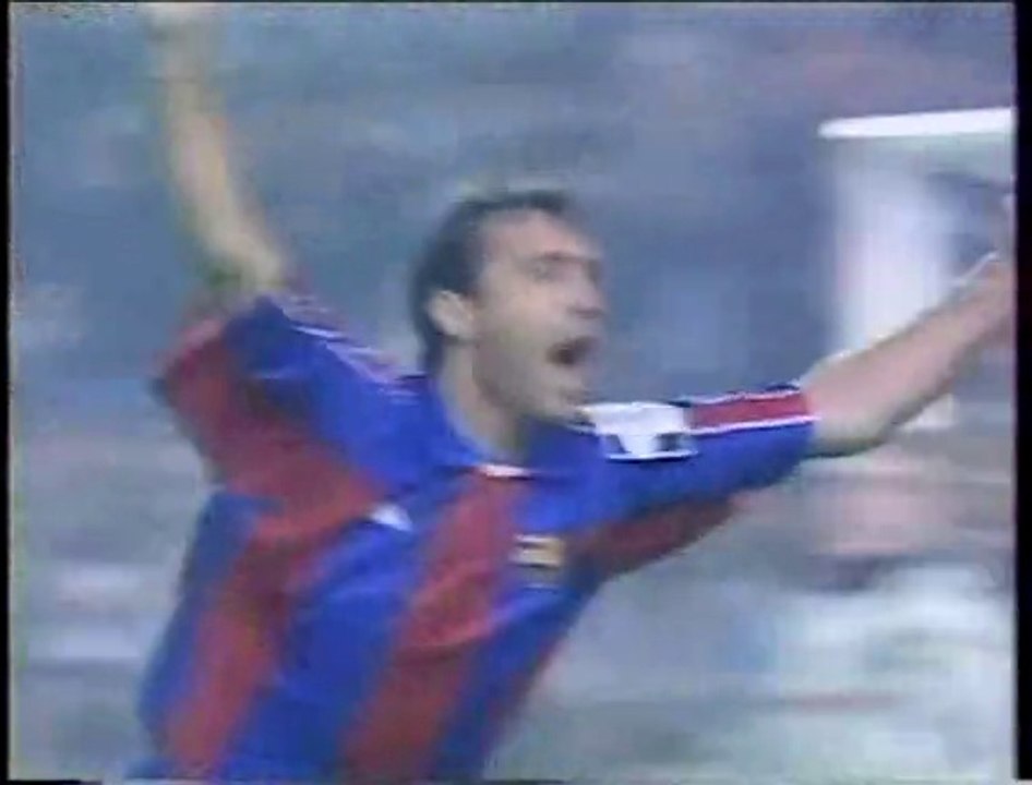(480p) *Tiqui Taca* à la 1994 - Stoichkov (Barça) (4) 1 - 0 (0) Manchester United
