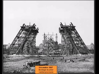 La construction de la Tour Eiffel - Paris - France_480x360
