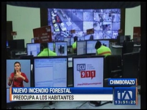 Incendio forestal preocupa a los habitantes