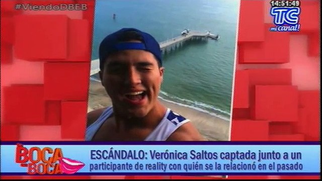 Verónica Saltos captada junto a un participante de reality con quién se la relacionó en el pasado