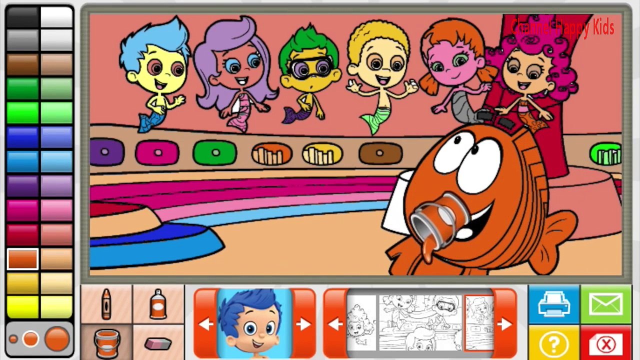 Bubble Guppies _ Coloring Book _ Full Game