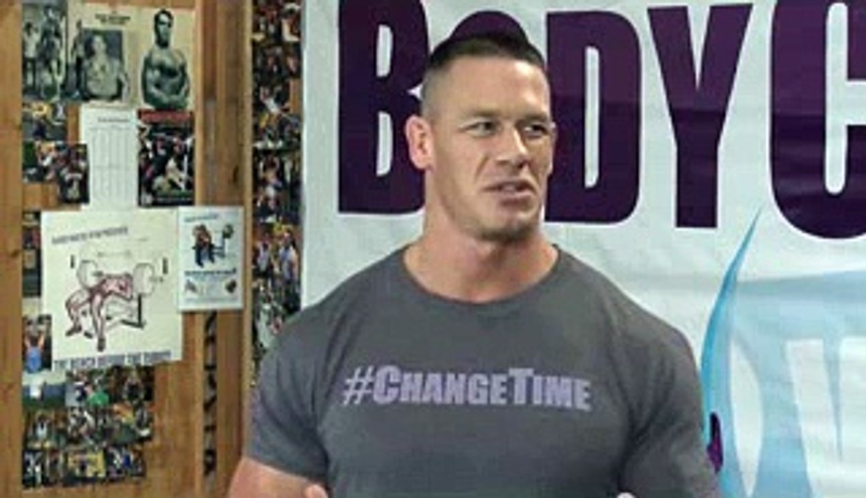 John Cena has a message for you, and wants to work with you to be the best that you can be!