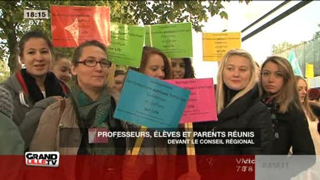 Professeurs, élèves et parents réunis