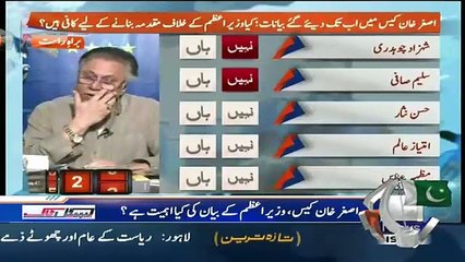 Saleem Safi Couldn't Control Himself After Listening Criticisim of Nawaz Sharif