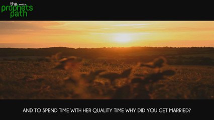 Why Did You Get Married [Powerful Reminder]
