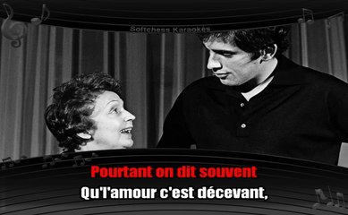 Karaoké Edith Piaf - A quoi ça sert l'amour (Avec voix féminine)