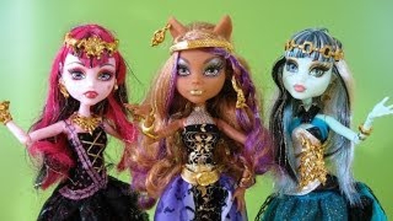 Monster High 13 Deseos Clawdeen Wolf, Draculaura y Frankie Stein - Juguetes  de Monster Hig - Dailymotion Video