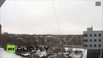 Very Heavy Fighting at Donetsk Airport 17th Jan 2015