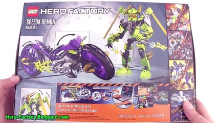 LEGO® Hero Factory video review: 6231 Speeda Demon Part 1: Parts