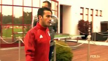 Increíble gesto técnico de Thiago Alcántara en el entrenamiento de Bayern Munich