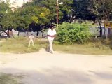 Vikranth Bowling bouncer.