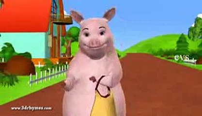 This Little Piggy Went to Market - 3D Animation English Nursery rhymes for children