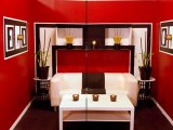 red & black rooms - Red color pics ideas | modern living style ideas