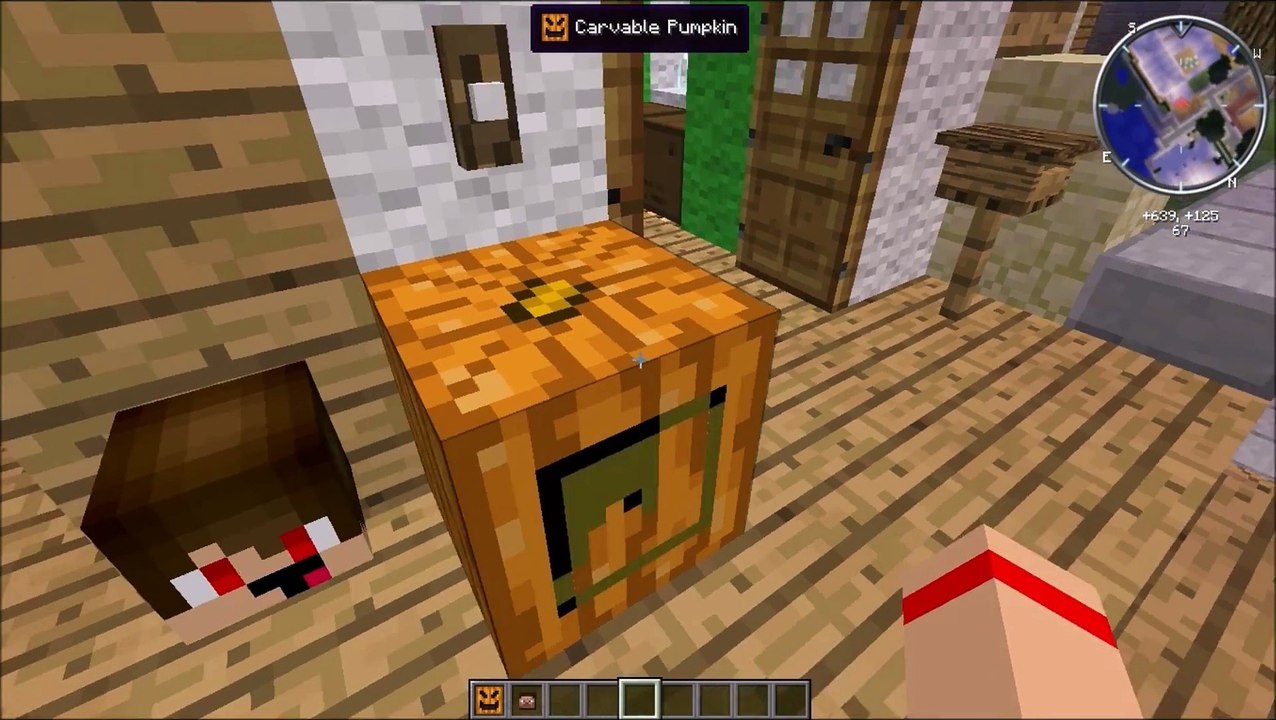 Minecraft Mod Showcase - CARVABLE PUMPKINS MOD - Halloween 2015