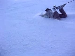 Chute rémi piste noire