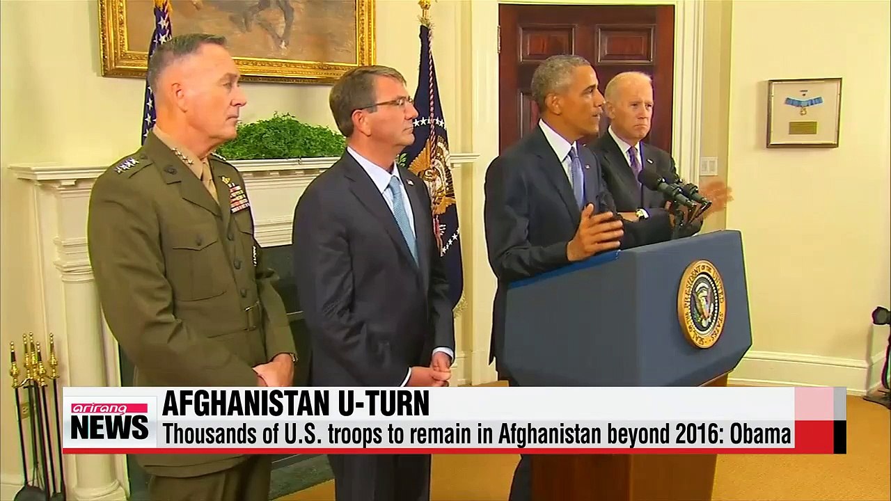 Thousands of U.S. troops to remain in Afghanistan beyond 2016: Obama