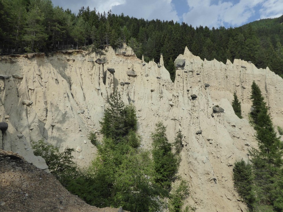 Erdpyramiden Oberwielenbach in Südtirol / Italien