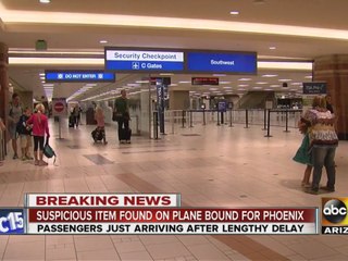 Suspicious package found on Southwest Airlines flight bound for Phoenix