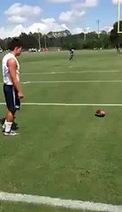 GREATEST FG (Field Goal) Trickshot of the SUMMER ! - Awesome