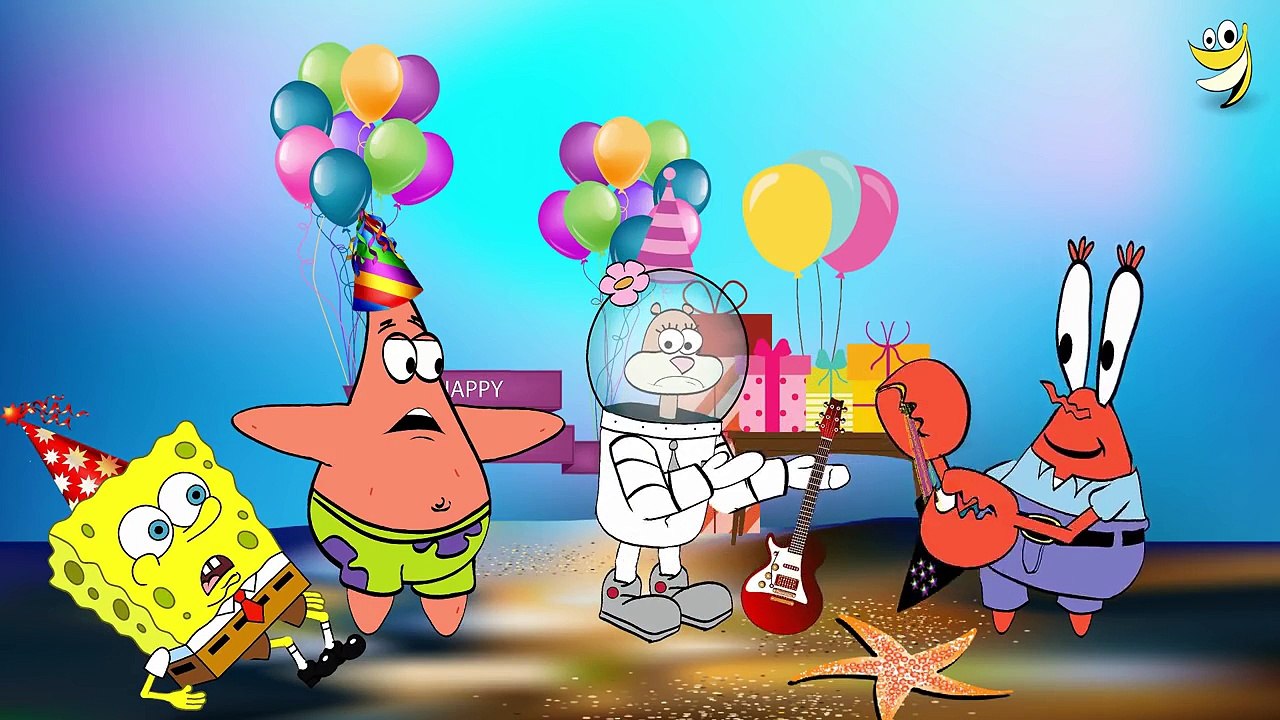 Spongebob Squarepants Happy Birthday Song ~ Crazy Funny War Edition [HD]