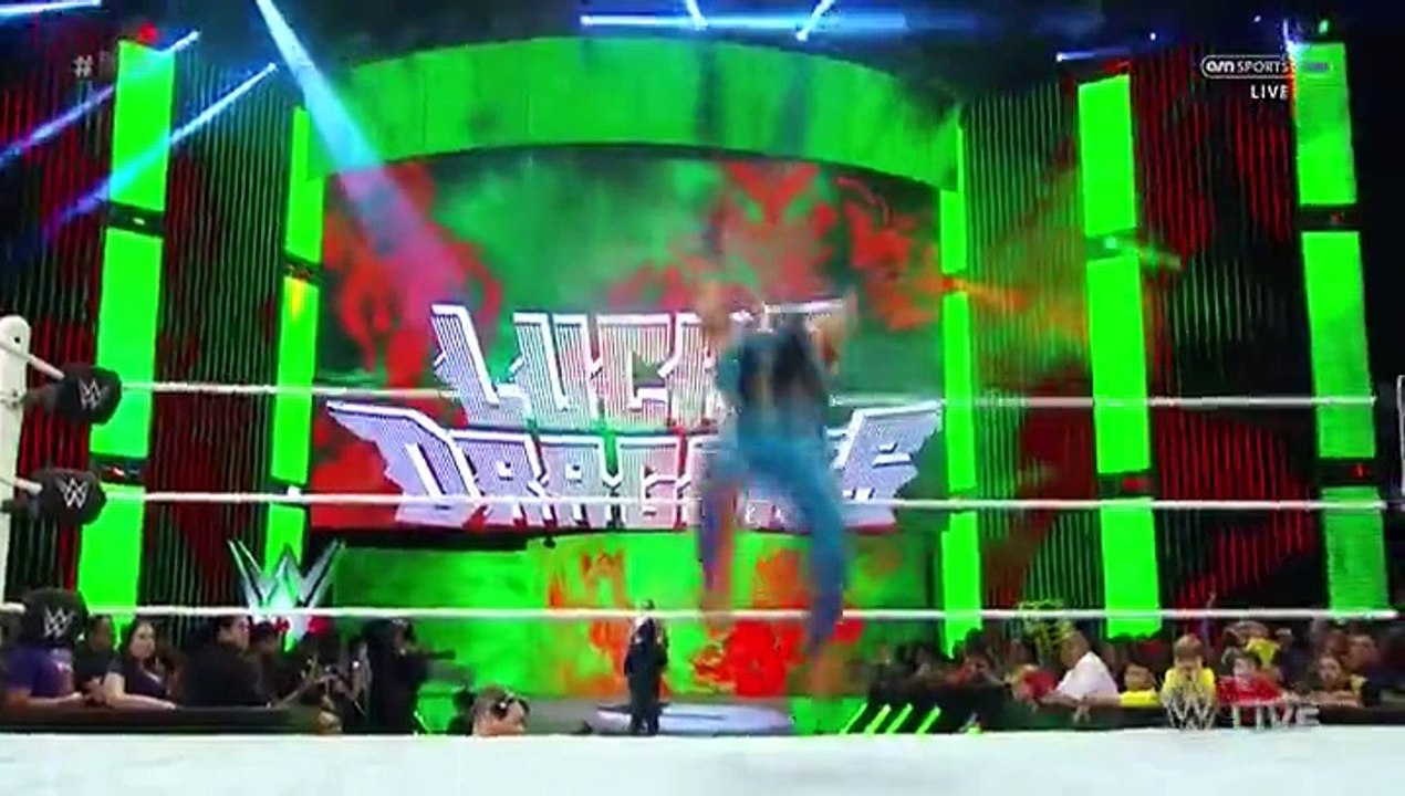 WWE RAW NEVILLE and LUCHA DRAGONS 21.09.2015
