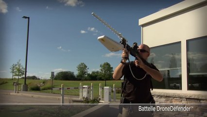 Download Video: Nouvelle arme de défense contre les drones - Fusil à ondes radio