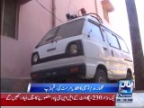 Nawabshah Peoples Medical University Hospital with disabled ambulances